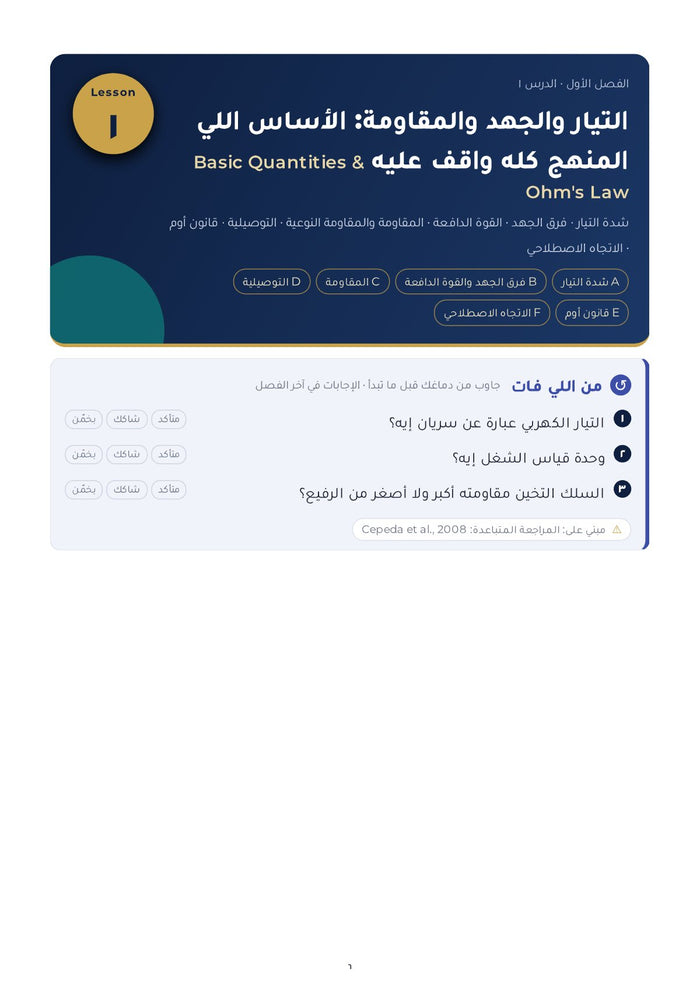 بداية الدرس بالإنجليزي + شرح بالمصري